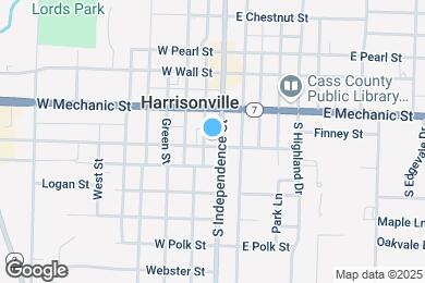Map image of the property - 100 W Washington St
