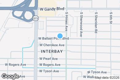 Map image of the property - 3508 W Ballast Point Blvd