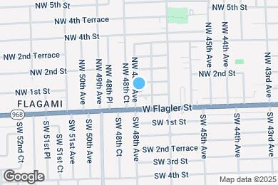 Map image of the property - 4783 NW Flagler Ter