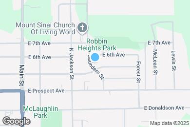 Map image of the property - 704 Saunders St