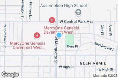 Map image of the property - 2325 N Marquette St