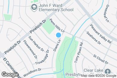 Map image of the property - 1403 Diana Ct