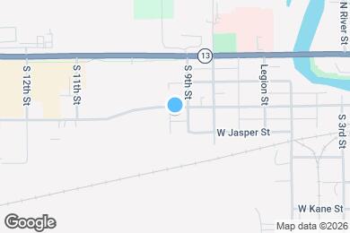 Map image of the property - West Brook Apartments