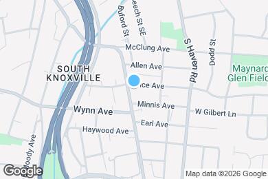 Map image of the property - 3206 Sevier Ave