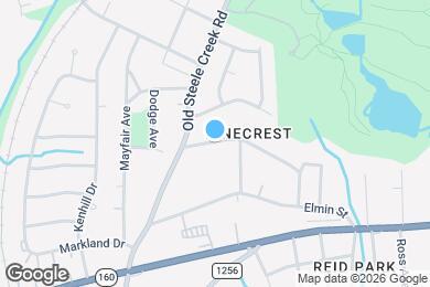 Map image of the property - 2621 Hemphill St
