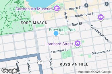 Map image of the property - 1015 Francisco St