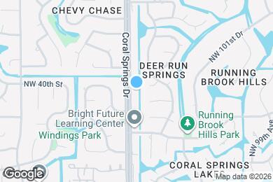Map image of the property - 4011 Coral Springs Dr