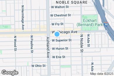 Map image of the property - 1506 W Superior St