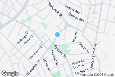 Map image of the property - 353 Bowdoin St