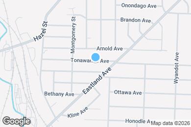Map image of the property - 1166 Tonawanda Ave
