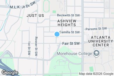 Map image of the property - 1022 Ashby Grove SW