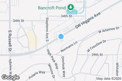 Map image of the property - 825 SW Higgins Ave