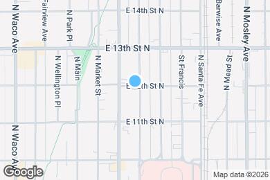Map image of the property - 1247 N Topeka