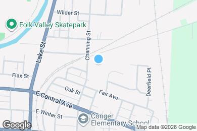 Map image of the property - Channing Street Homes