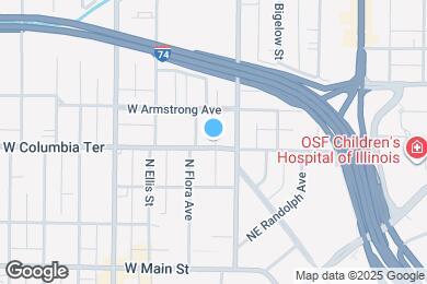 Map image of the property - 417 W Columbia Ter