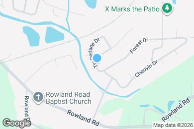Map image of the property - 105 Timberlane Dr