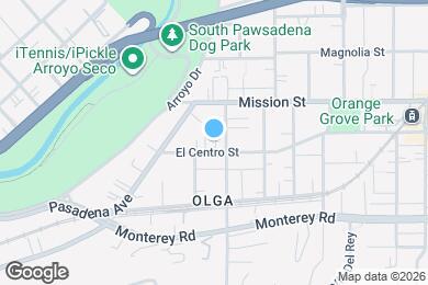 Map image of the property - 422 El Centro St