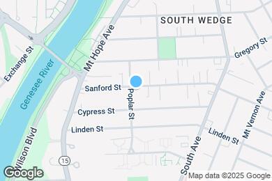Map image of the property - 121 Sanford St