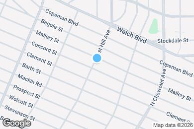 Map image of the property - 1510 Forest Hill Ave