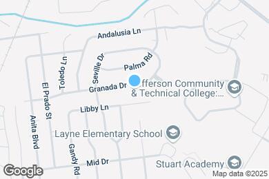 Map image of the property - 4724 Granada Dr