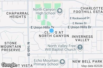 Map image of the property - 1717 E Union Hills Dr