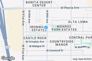 Map image of the property - 8902 W Monroe St