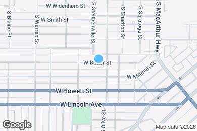 Map image of the property - 1214 W Butler St