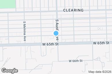 Map image of the property - 6434 S Austin Ave