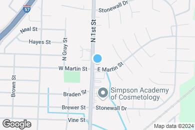 Map image of the property - Stonewall Apartments