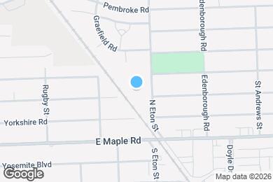 Map image of the property - 323 N Eton St