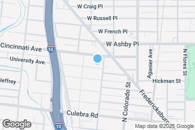 Map image of the property - 207 University Ave.