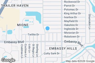 Map image of the property - 7021 Moravian Dr