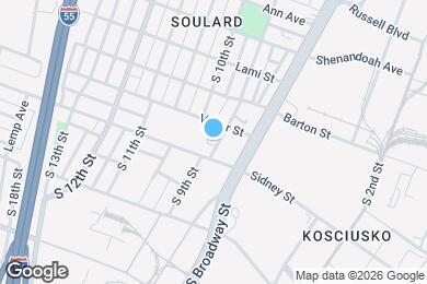 Map image of the property - 2519 S 9th St