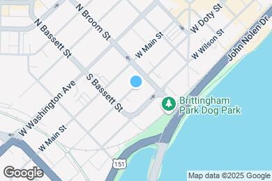 Map image of the property - 419 W Doty St