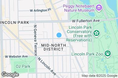 Map image of the property - 443 W Belden Ave
