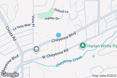 Map image of the property - 1038 Cheyenne Blvd