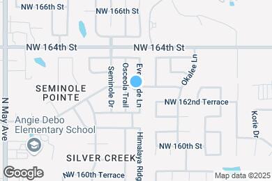 Map image of the property - 16237 Everglade Ln