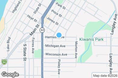 Map image of the property - 916 Harrison Ave