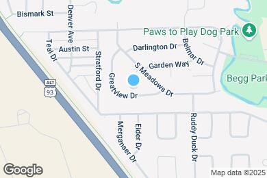 Map image of the property - 1981 Greatview Dr