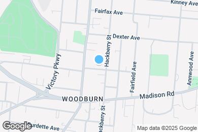Map image of the property - 1626 De Sales Ln