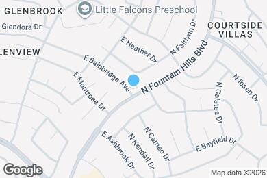 Map image of the property - 14250 N Fountain Hills Blvd