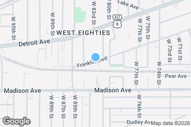 Map image of the property - 8205 Franklin Blvd