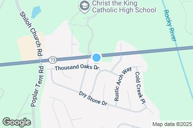 Map image of the property - 10916 Thousand Oaks Dr