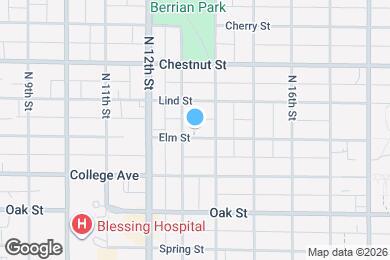 Map image of the property - 1313 Elm St