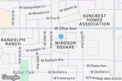 Map image of the property - 5413 W Townley Ave