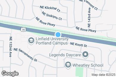 Map image of the property - 13825 NE Knott St