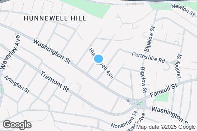 Map image of the property - 62 Hunnewell Ave