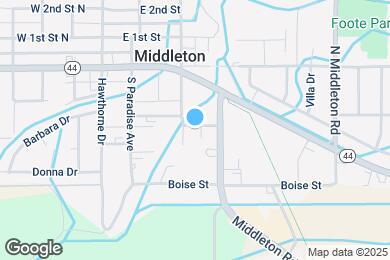 Map image of the property - 205 S Dewey Ave