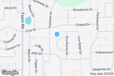Map image of the property - 3014 Silver Fox Dr