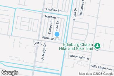 Map image of the property - 1406 Orlando St